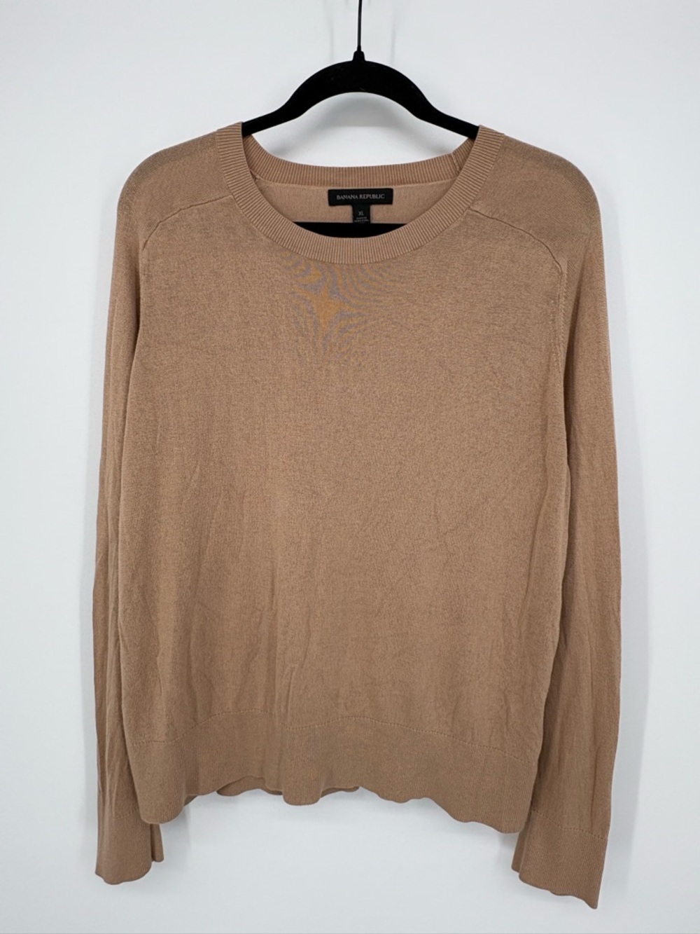 BANANA REPUBLIC Sweater Crewneck - Tan Women’s XL